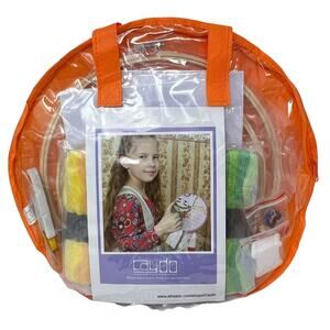 Caydo Embroidery / Counted Cross Stitch Starter Kit Hoops Tools Floss Aida Cloth